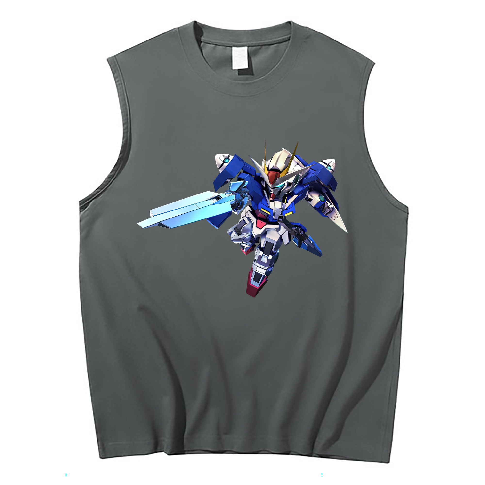 （画像用） 機動戦士ガンダム Mobile Suit Gundam コットン100％タンクトップ（フロントプリント）